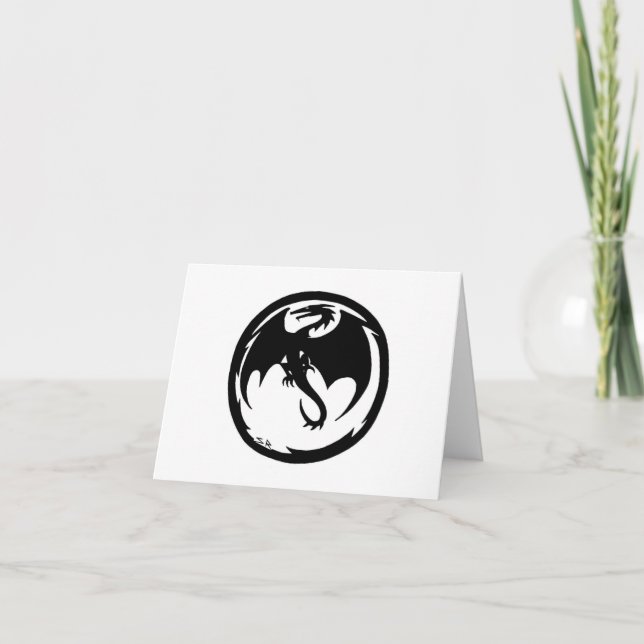 Carte blanche Black Dragon (Devant)