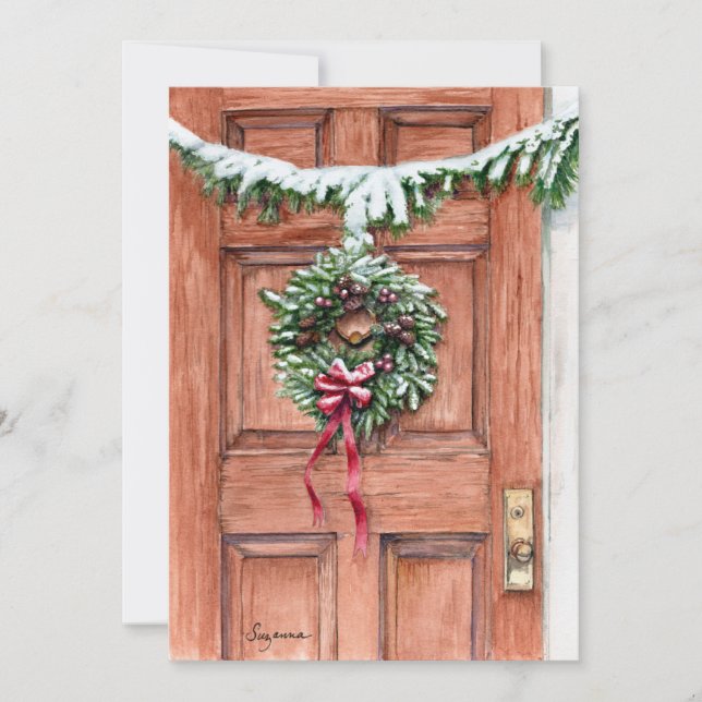 Carte blanche Bonnes Fêtes (Devant)