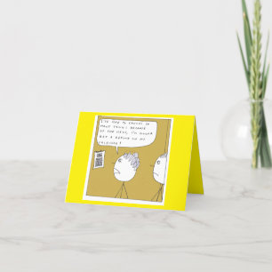 Carte blanche Calendar Quarantine Joke Birthday