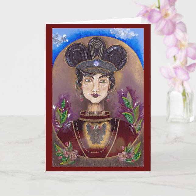 Carte blanche de chef féminine forte Magnolia (Orchidée)