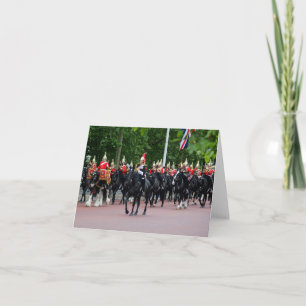 Carte blanche de la bande de cavalerie du ménage