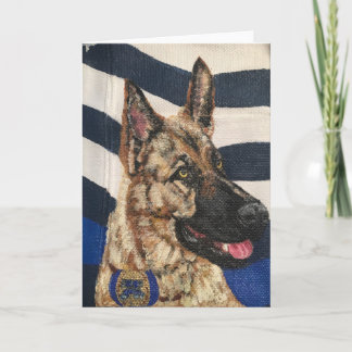 Carte blanche de la police canine