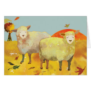 Carte blanche de mouton