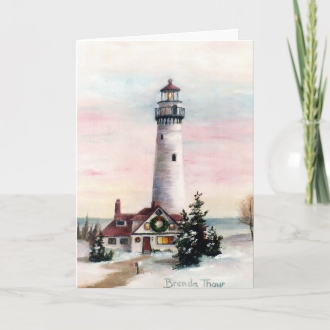 Carte blanche de Noël (Devant)