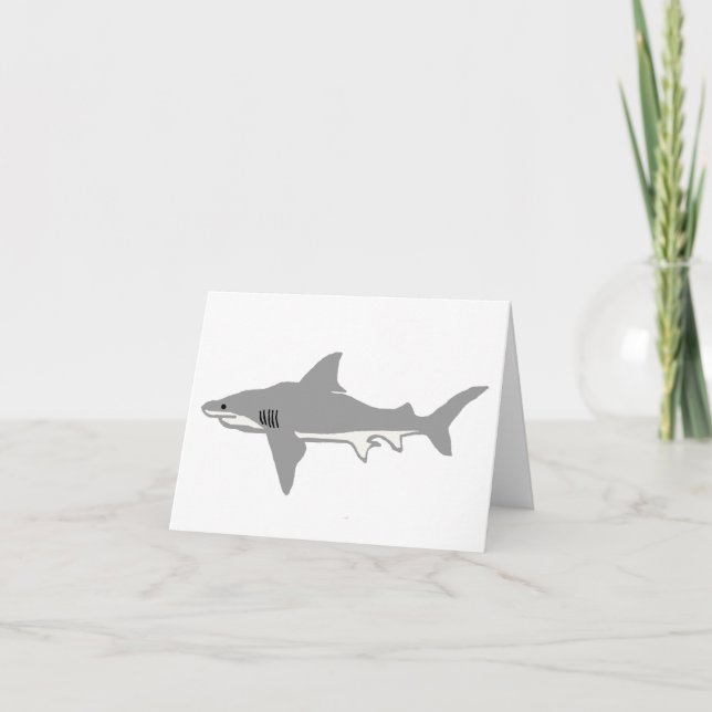 Carte blanche de requin taureau (Devant)