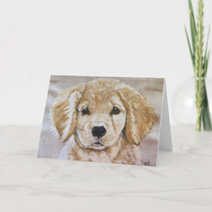 Carte blanche Golden Retriever