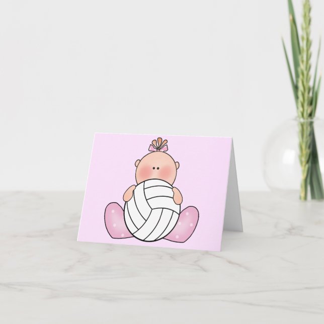 Carte blanche Lil Volleyball Girl (Devant)