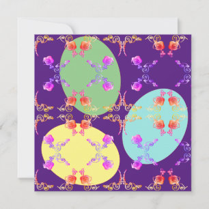 Carte blanche OEufs de Pâques