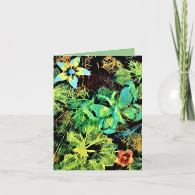 Carte blanche Papillon et Fleur Rodilius (Devant)