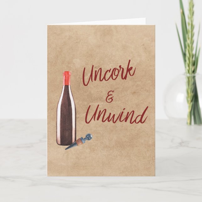 Carte blanche pour les amateurs de vin Unlik & Unw (Devant)