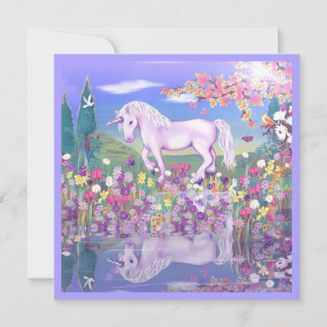 Carte blanche Purple Paradise (Devant)