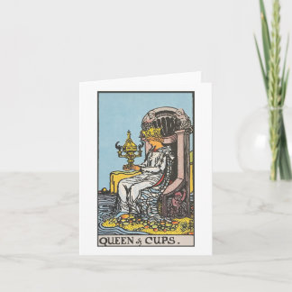 Carte blanche Queen of tasses Rider Waite Smith ta