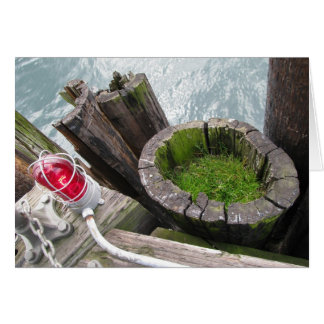 Carte blanche Rouge Lumière et Grass vert