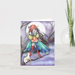 Carte blanche - Sorcière et chat tziganes ~~* Le V