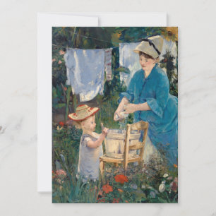 Carte Blanchisserie   Édouard Manet