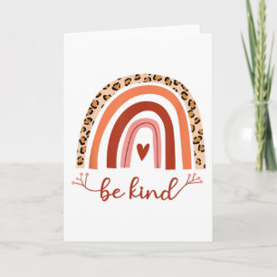 Carte Blank Inspiration Be Genre Boho Rainbow Cheetah