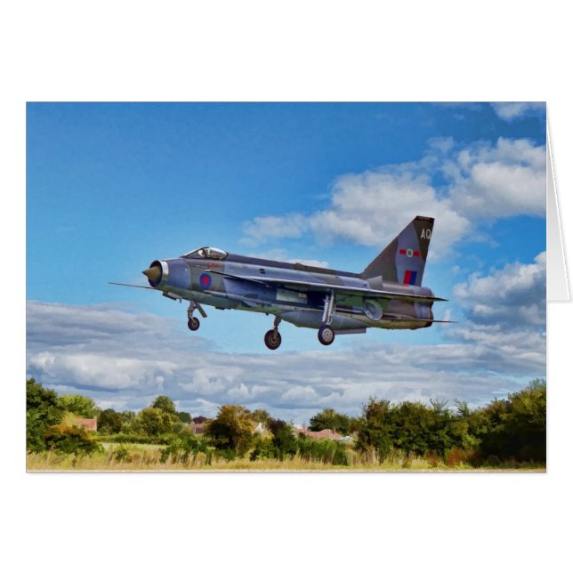 Carte Blank Jet Lightning (Devant horizontal)