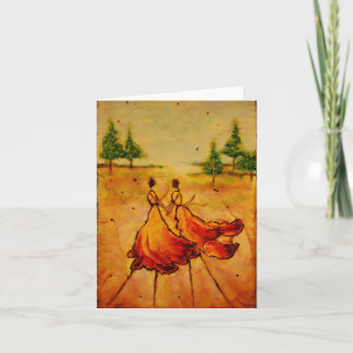 Carte blank notecard with artwork by Marabeth Quin