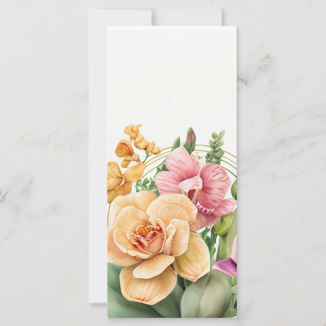 Carte Blast d'Orchidée  (Devant)