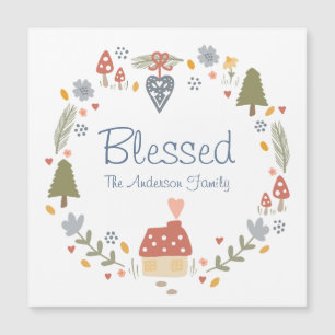 Carte Blessé Personnalisé Cosy Country Hygge
