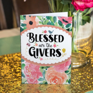 Carte Blessed are the Givers