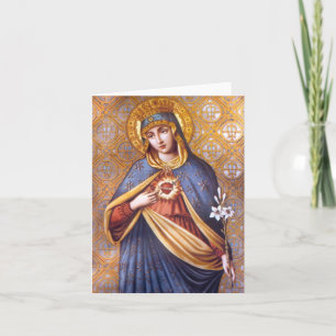 Carte Blessed Virgin Mary Greeting card