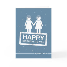 Bleu | Correspondance parfaite | Joyeux anniversai