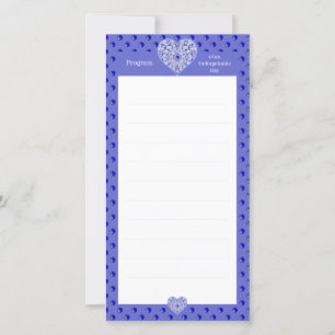 Carte Bleu de dentelle en céramique de Grèce