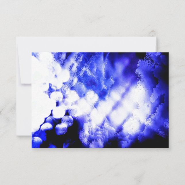 Carte Bleu éblouissant (Devant)