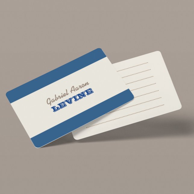 Carte Bleu et Argent Marine (Créateur téléchargé)