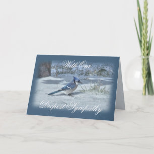 Carte Bleu Jay Bordures de la marine - personnaliser tou