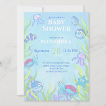 Bleu mignon sous le Baby shower des Garçons de la 