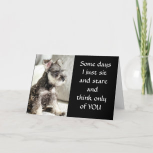 CARTE **BLEU SEUL ET SI TRISTE JE " **VOUS MANQUE**