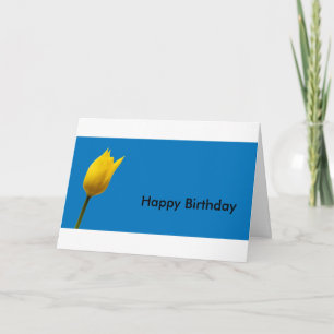 Carte bleue de Yellow Tulip