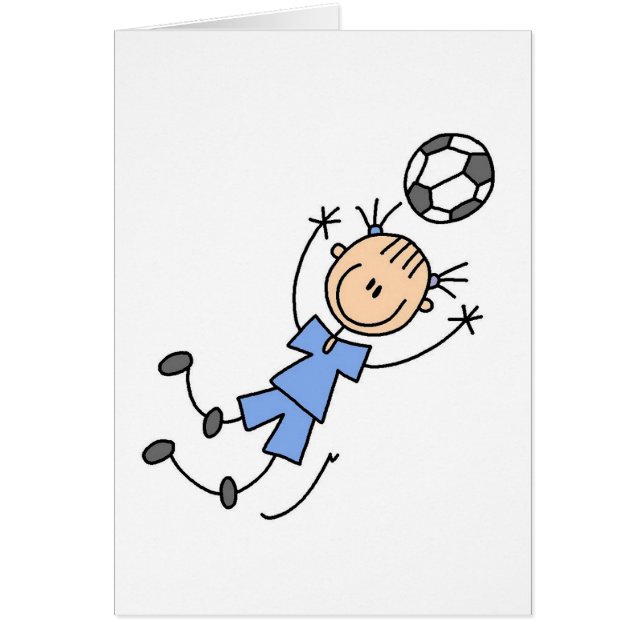Carte bleue du football de filles (Devant)