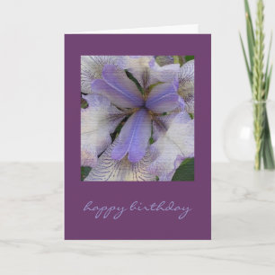 Carte bleue Iris