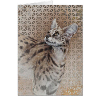 Carte bleue Serval Par Andrew Denman