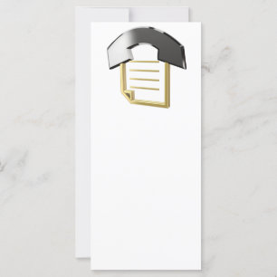 Carte Bloc-notes et téléphone