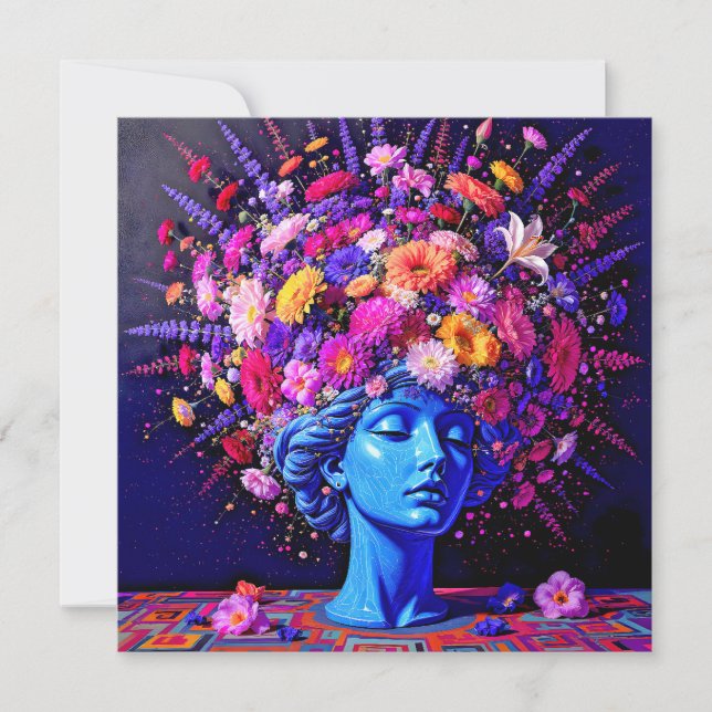 Carte "Bloom of Eternity" - Un portrait surréaliste colo (Devant)