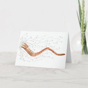 Carte Blowing the Shofar Greeting Card