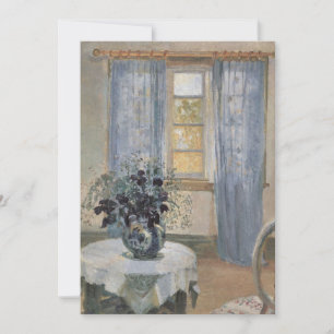 Carte Blue Clematis dans le studio de l'artiste, Anna An