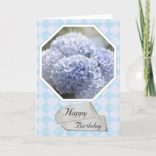 Carte Blue Diamonds Hydrangea Flowers