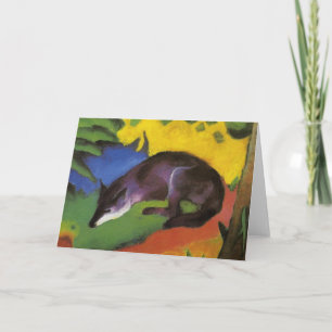 Carte Blue Fox (par Franz Marc)