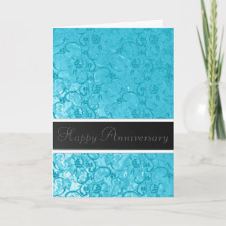 Carte Blue Lace Anniversaire