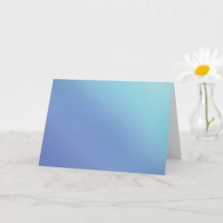 Carte Blue Ombre Gradient Pastel Blur Résumé Design