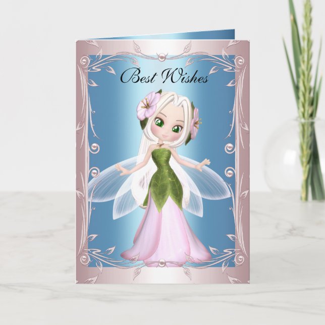 Carte Blue Pink Fairy (Devant)