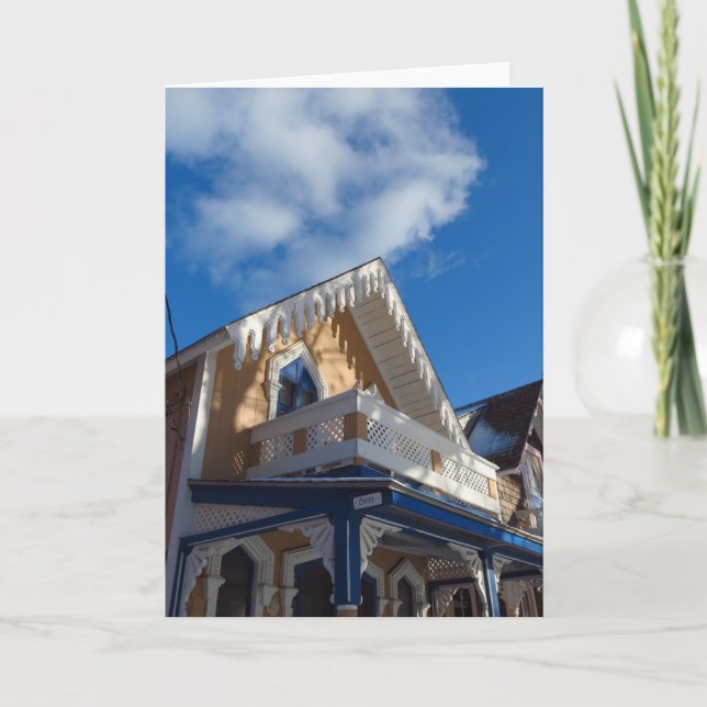 Carte Blue Skies and Gingerbread - Martha's Vineyard (Devant)