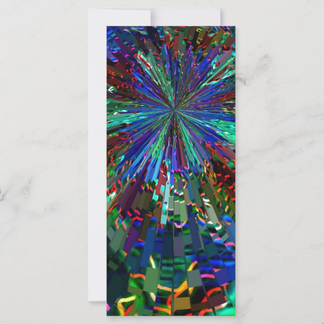 Carte BLUE Sparksky Art Star Planet Comet Solar Nightsky (Devant)