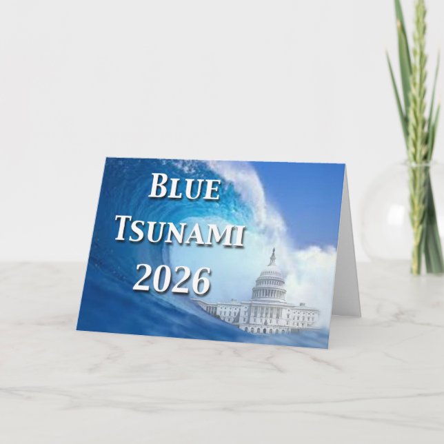 Carte Blue Tsunami Election 2026 (Devant)