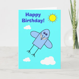 Carte Bluebird de bonheur